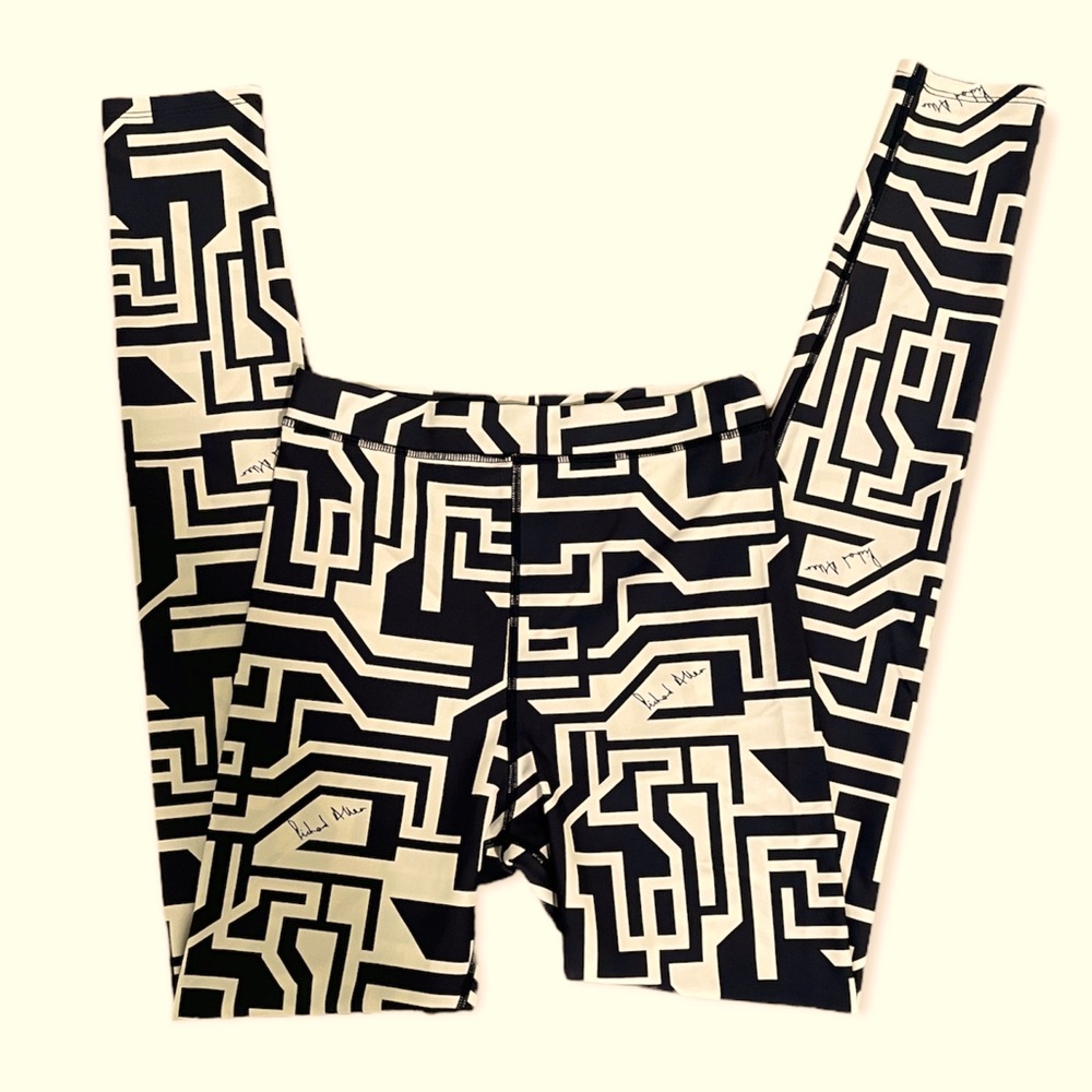 Richard Allen X H&M Black & Tan Leggings